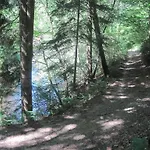 La Roulotte Des Bords De L'ance キャンプ場 *