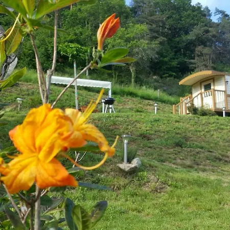 La Roulotte Des Bords De L'ance Campsite *