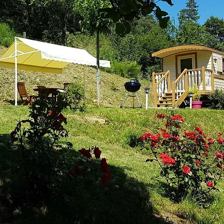 Campsite La Roulotte Des Bords De L'ance Tiranges